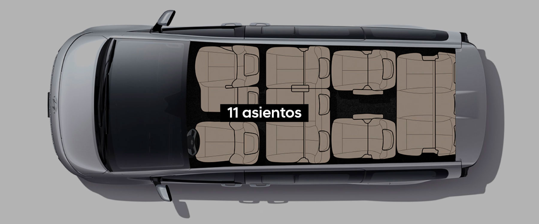 All-new Staria Capacidad para 11 Pasajeros